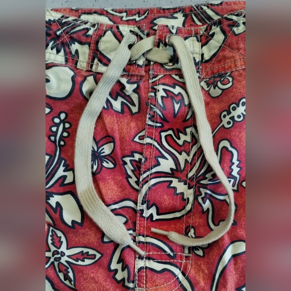 +UnionBay Men 36 Red Floral Swimsuit Swim Trunks Board Short - Picture 6 of 15